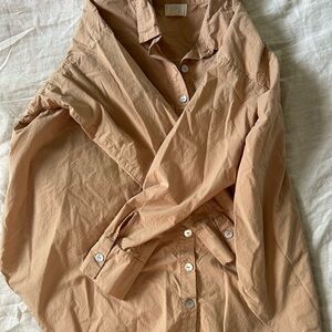 Honest Cotton Tan Cotton Shirt